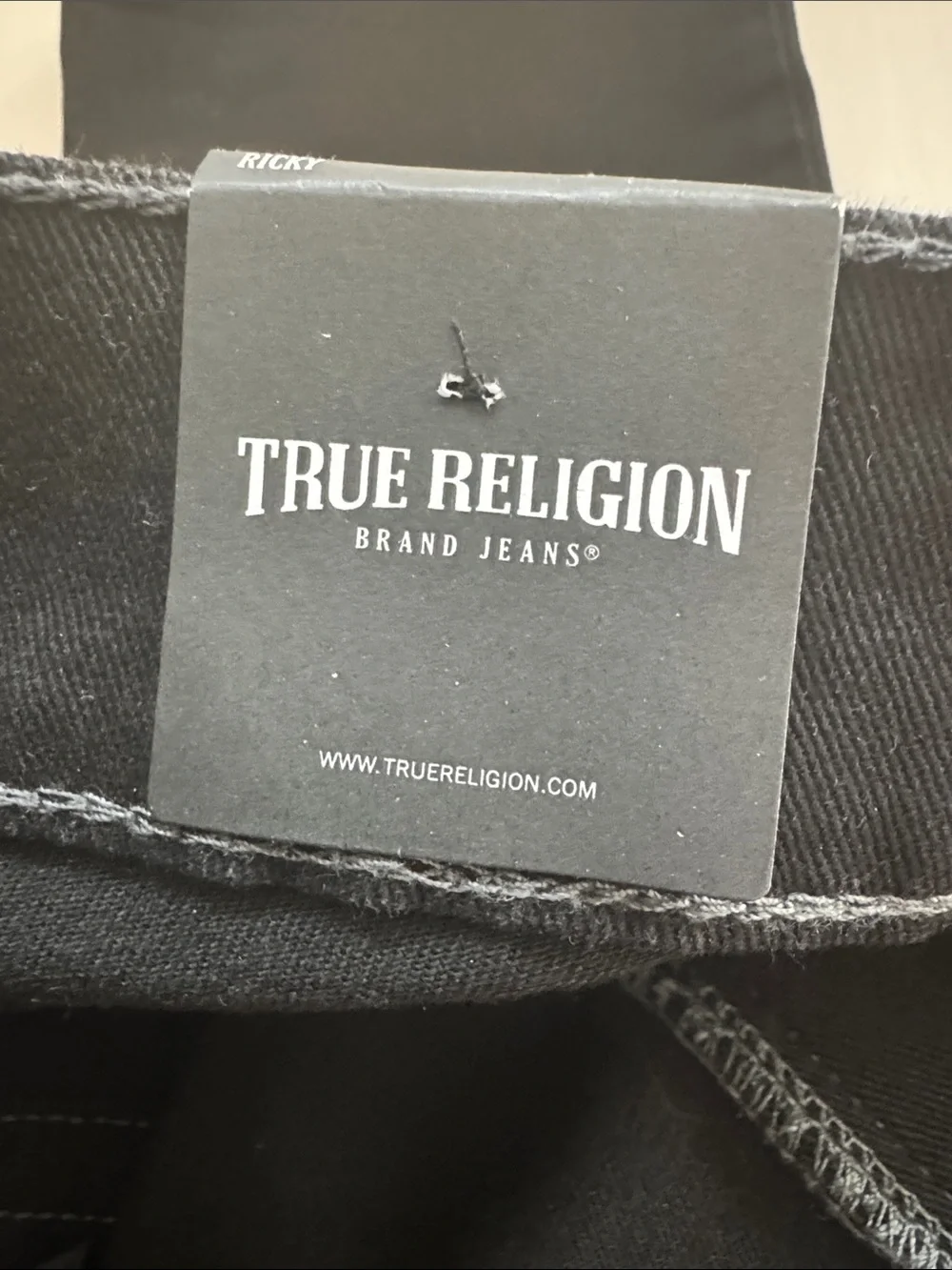 True Religion black flap